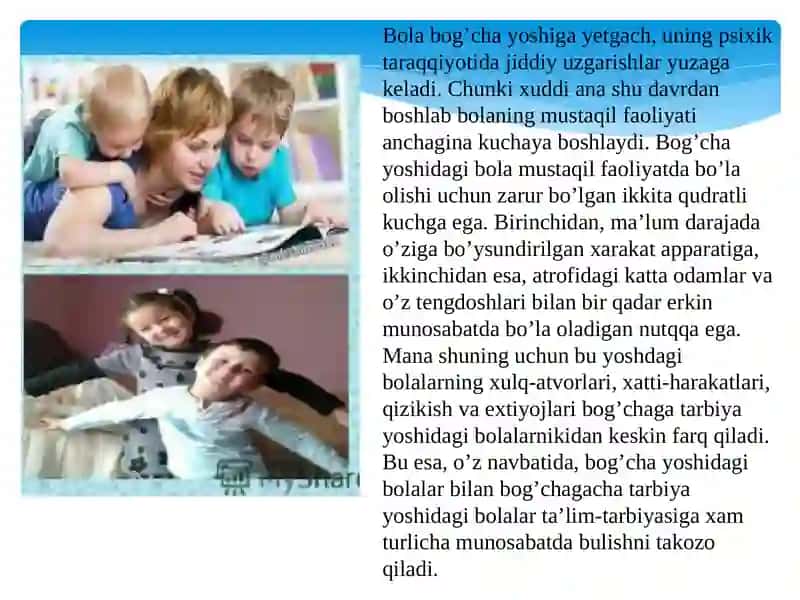 Maktabgacha yoshdagi bolalar uchun rollio’yinining ahamiyati 4