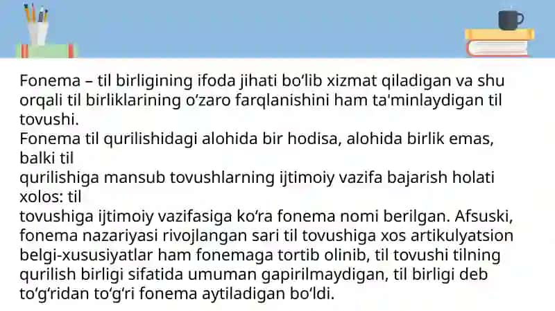 Fonema va tovushning dialektik munosabati 4