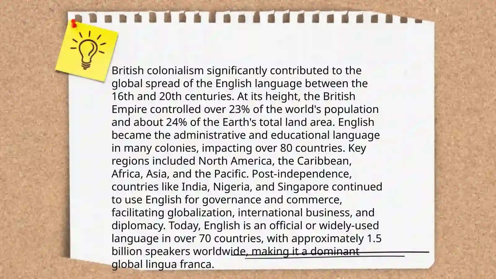 Globalisation and the spread of English in the modern world 4
