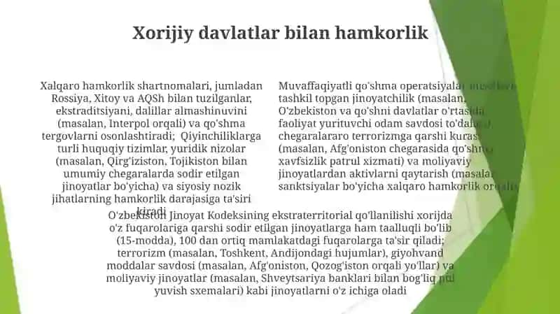 O'zbekistonda Jinoyat qonunining hudud bo'yicha amal qilishi 4