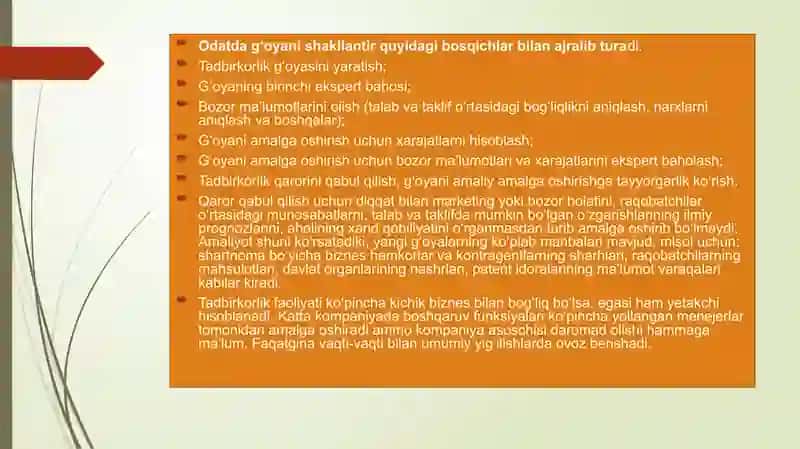 Tadbirkorlik faloliyati va Biznes huquqi 4