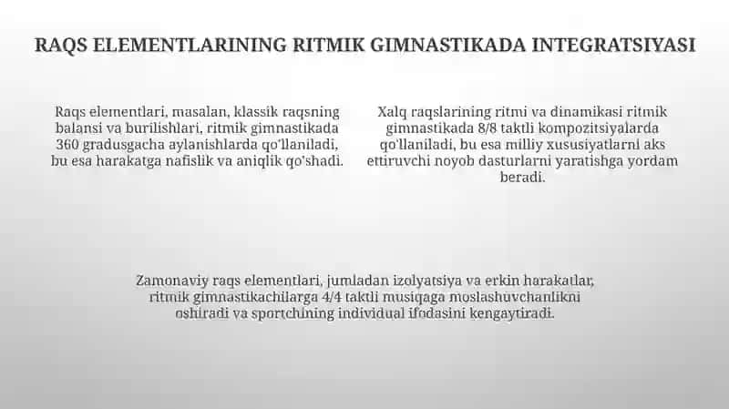 Badiiy gimnastika va xoreografiya mashqlari 4