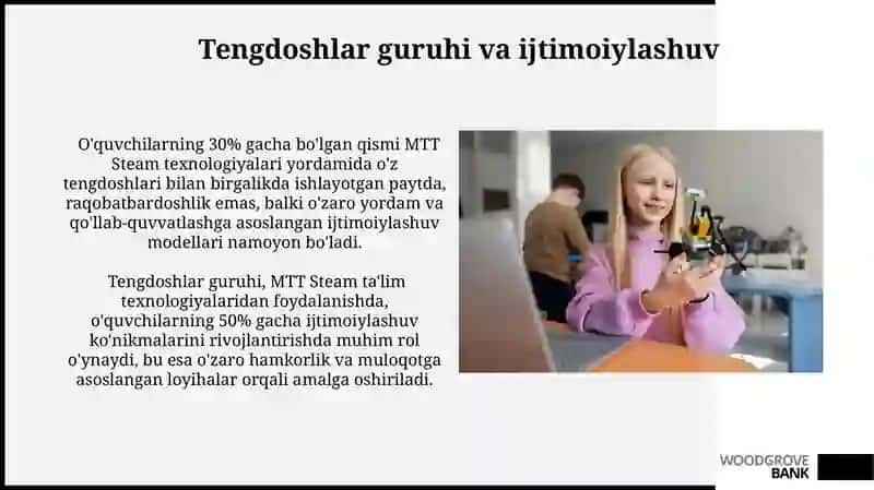 MTT da STEAM ta'lim texnologiyasini faoliyatini tahlil qilishda tarbiyaning o'rni 4