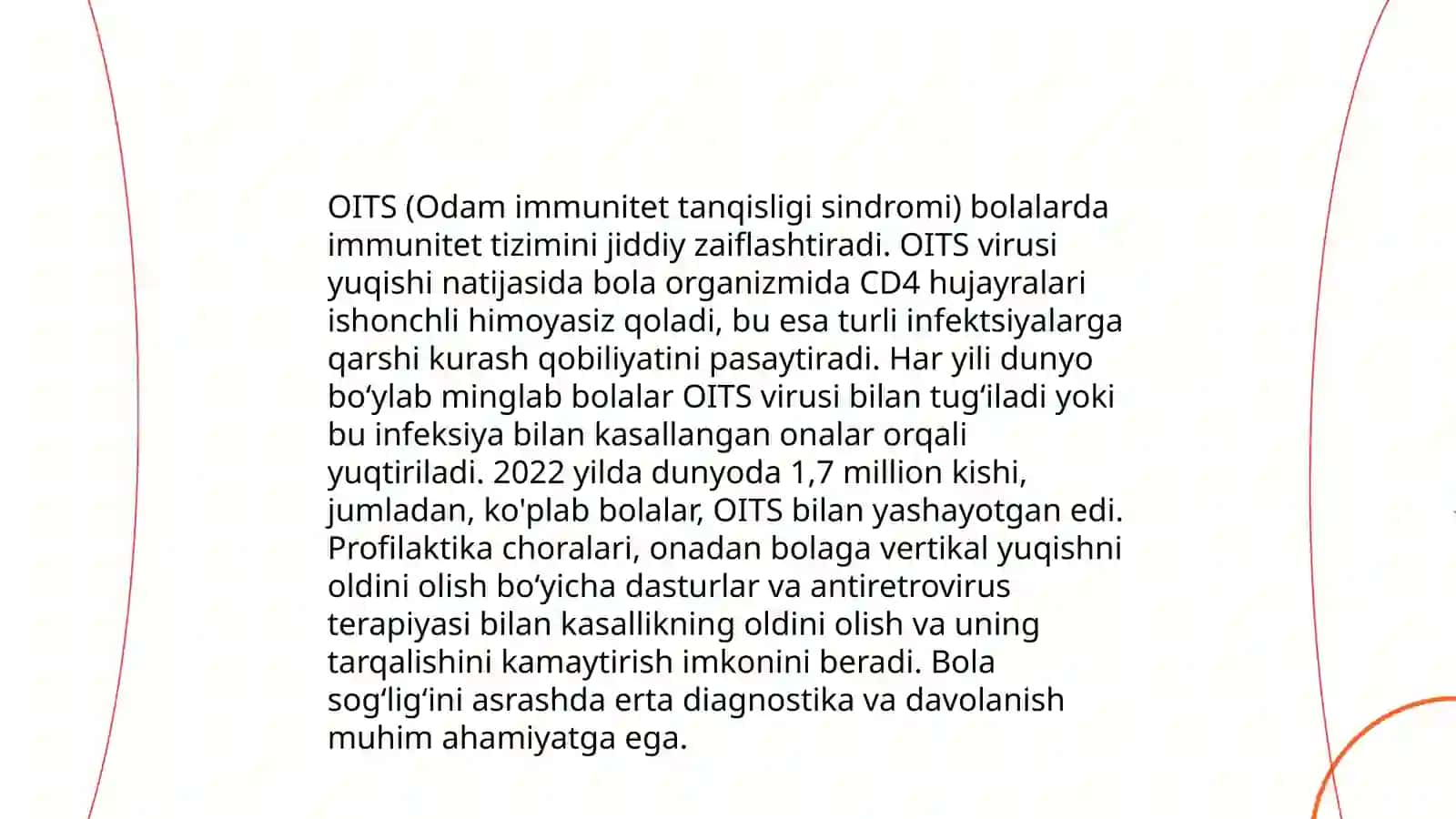 Bolalarda OITS diagnostikasi 4