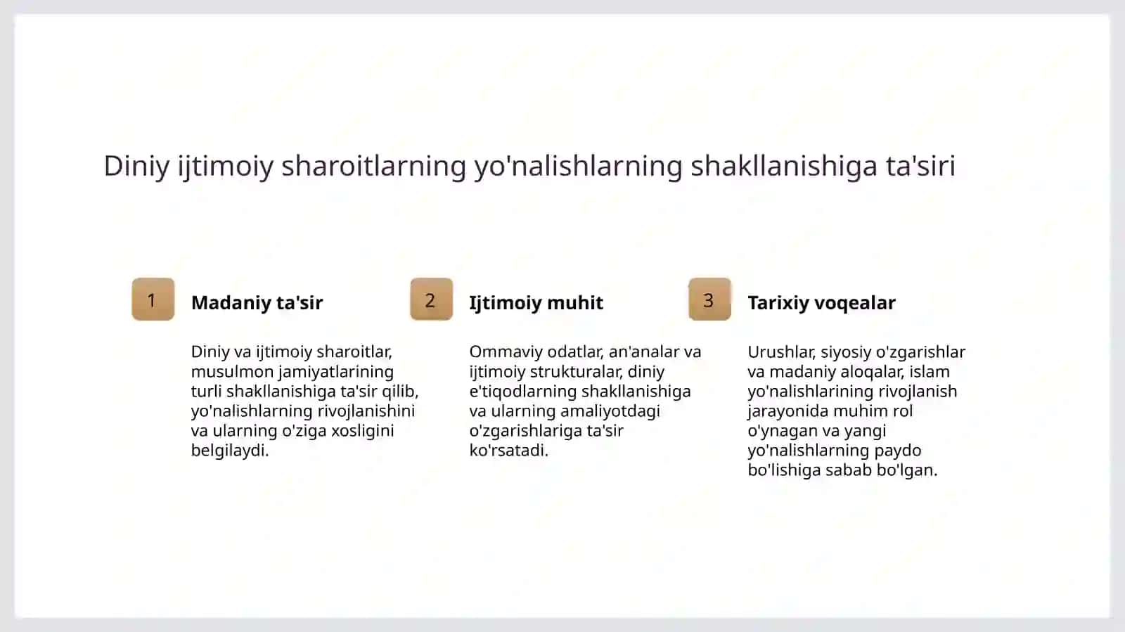 Islom ta'limotida yo'nalishlar: sunniylik va shialik 4