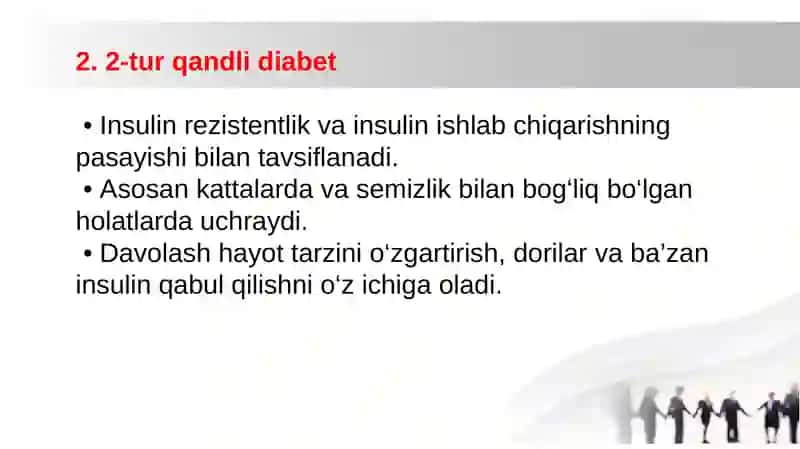 Qandli diabet 4