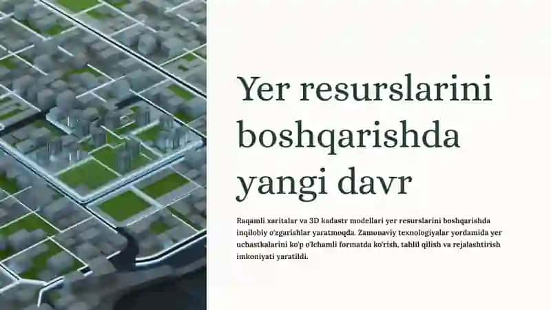 Raqamli kadastrni integratsiyalashgan tizimga o'tkazish: Zamonaviy yondashuvlar va istiqbollar 4