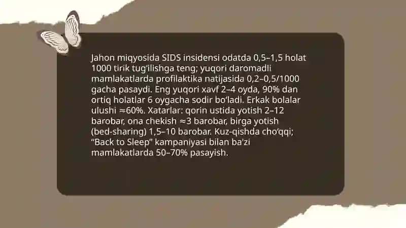 To‘satdan bolalar o‘limi sindromi 4
