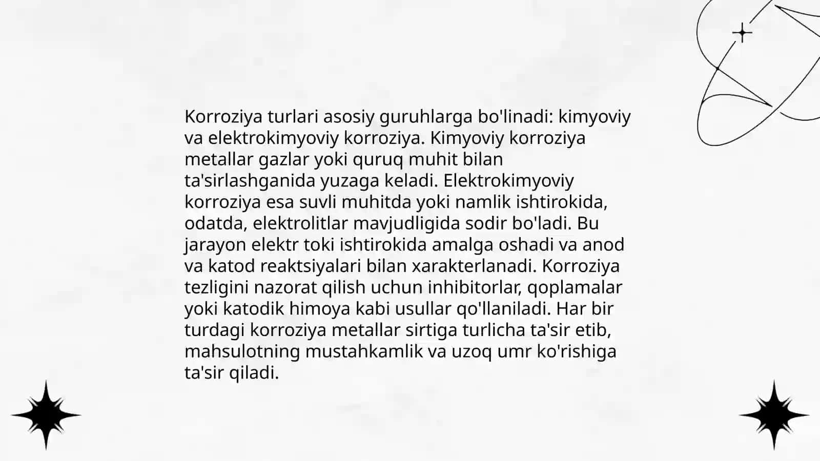 Metallar va ularning qotishmalaridagi korroziya xossasi 4
