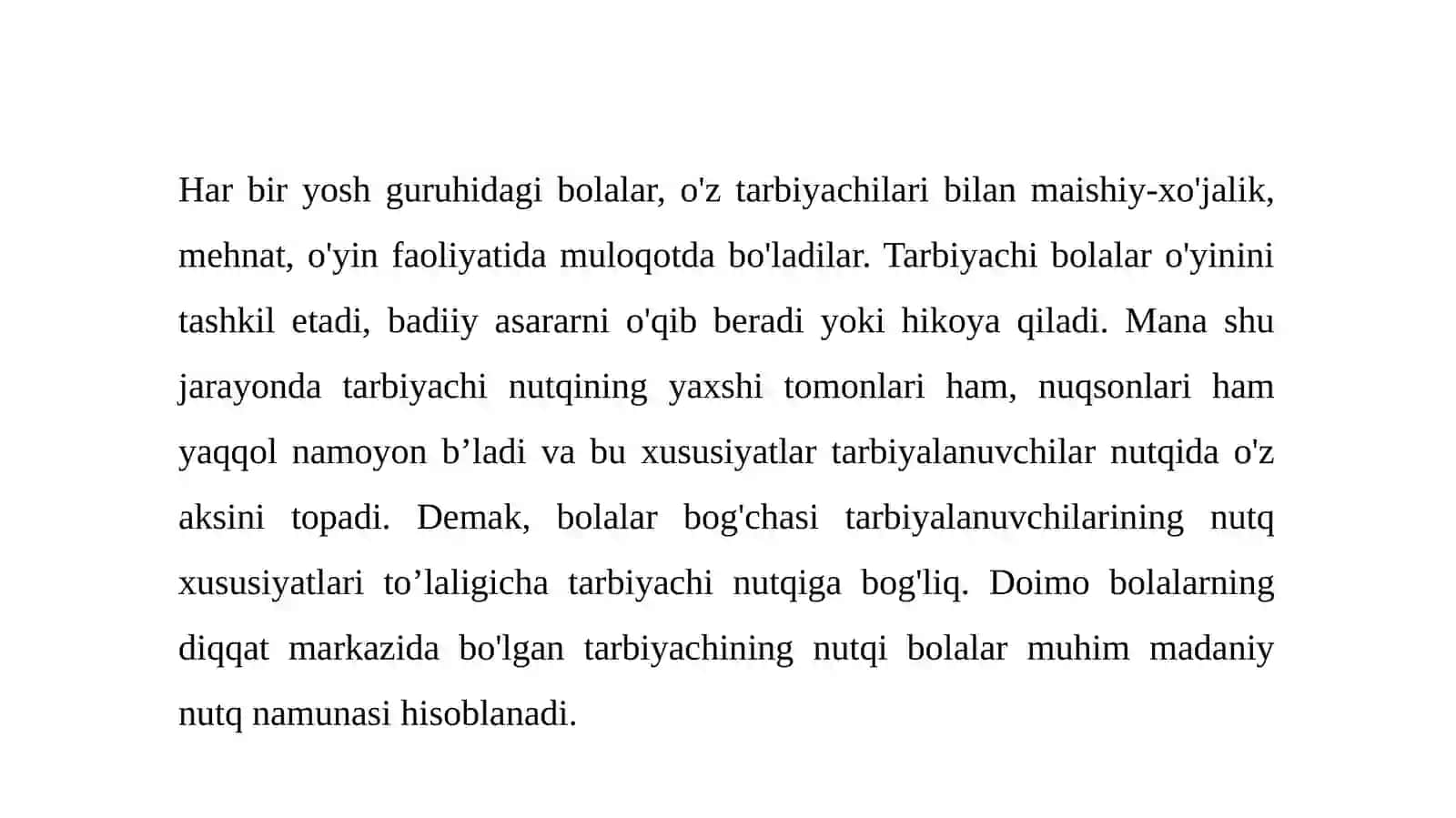 Tarbiyachi nutqining rivojlantirilishi 4