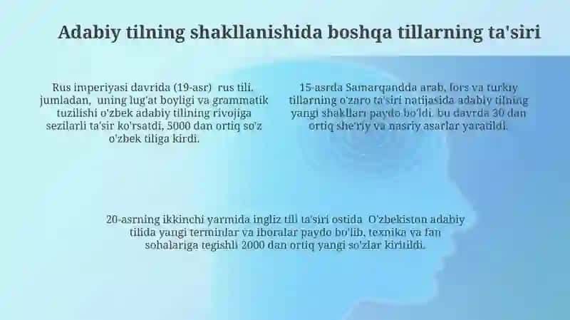 Adabiytilni rivojlantiruvchi omillar 4