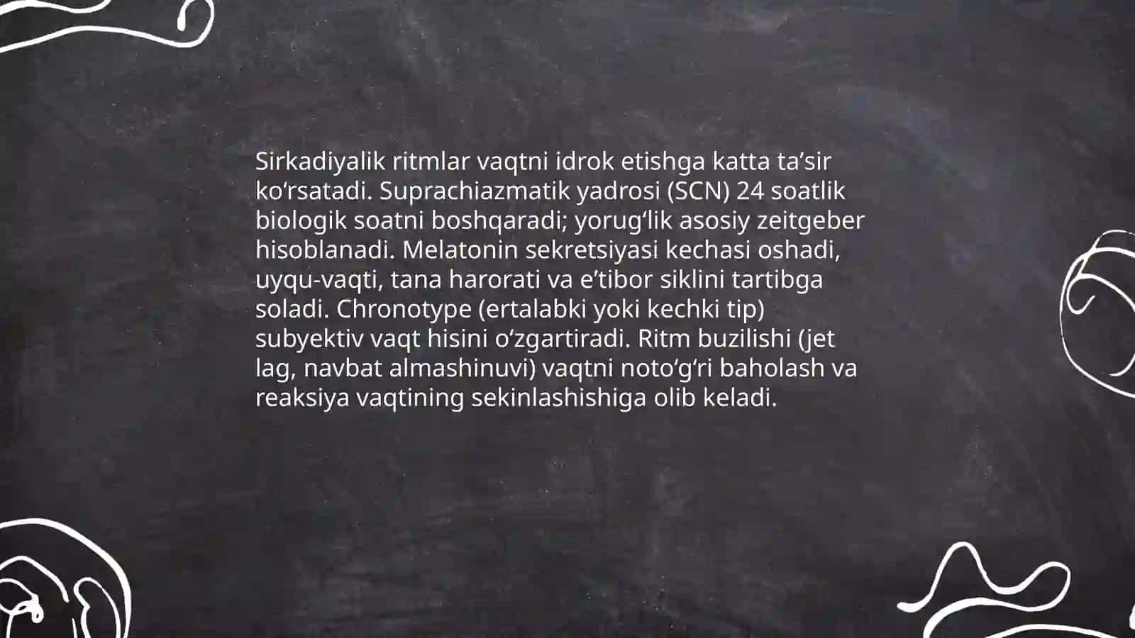 Vaqtni idrok qilish 4