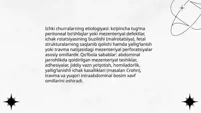 Qorin bo'shligʻi ichki churralari 4
