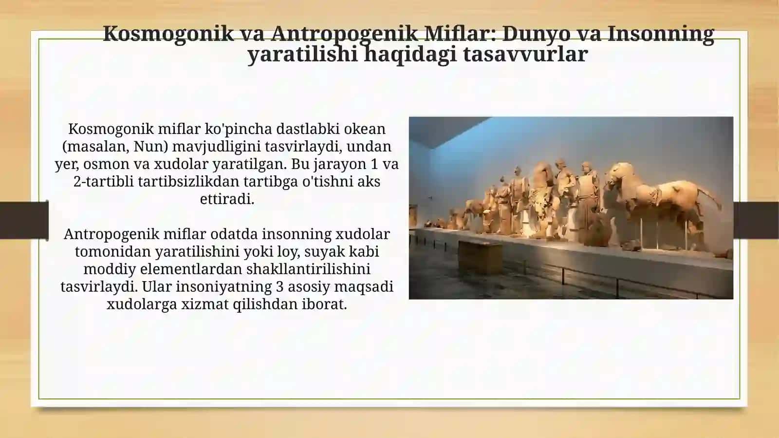 Qadimgi Sharqda asotiriy tasavvurlar va falsafiy bilimlarning paydobo‘lishi 4