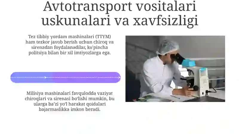 Maxsus transport vositalarining huquqiy va qonuniy imtiyozlar 4