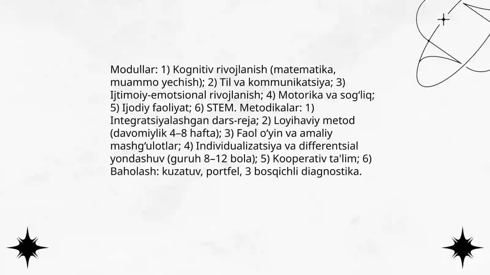 Maktabgacha taʼlim tashkilotlarida rivojlanish markazlarini tashkil etishga integratsiyalashgan yondashuv 4