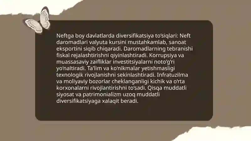 Tabiiy boyliklar: nega ba’zilar rivojlanib, ba'zilar qashshoqlikka botmoqda? 4