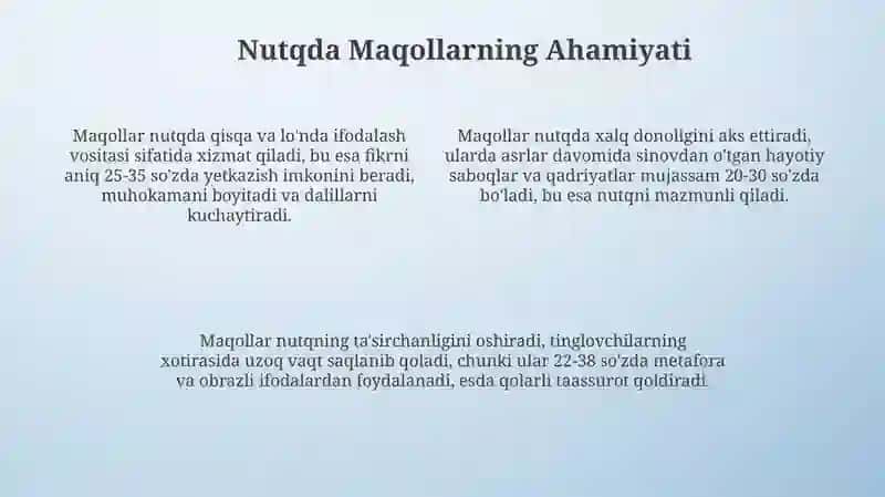 Maqol, latifa, hikoya, afsona va ertaklarning nutq madaniyatidagi ahamiyati 4