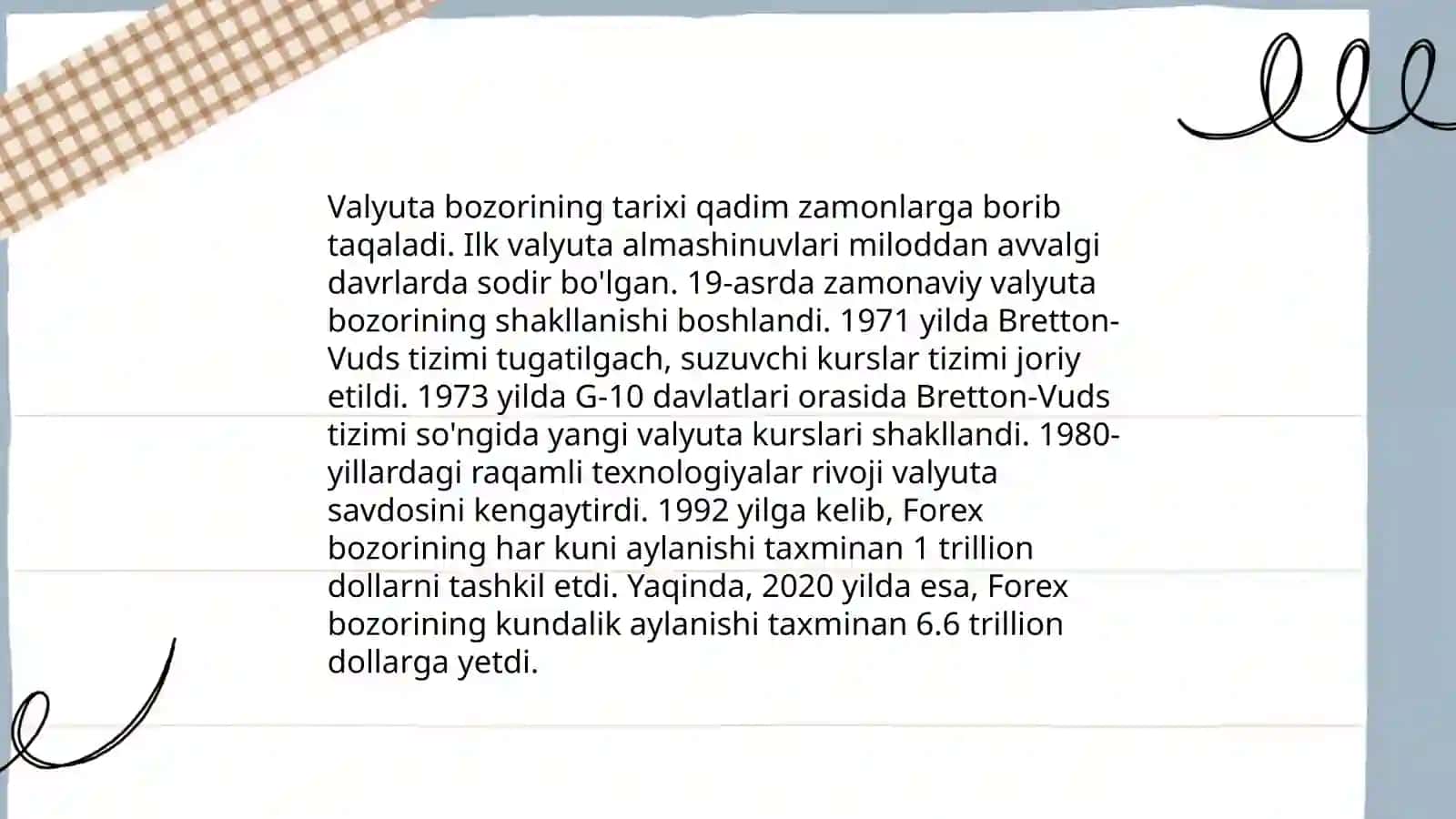 Valyuta bozori tushunchasi 4