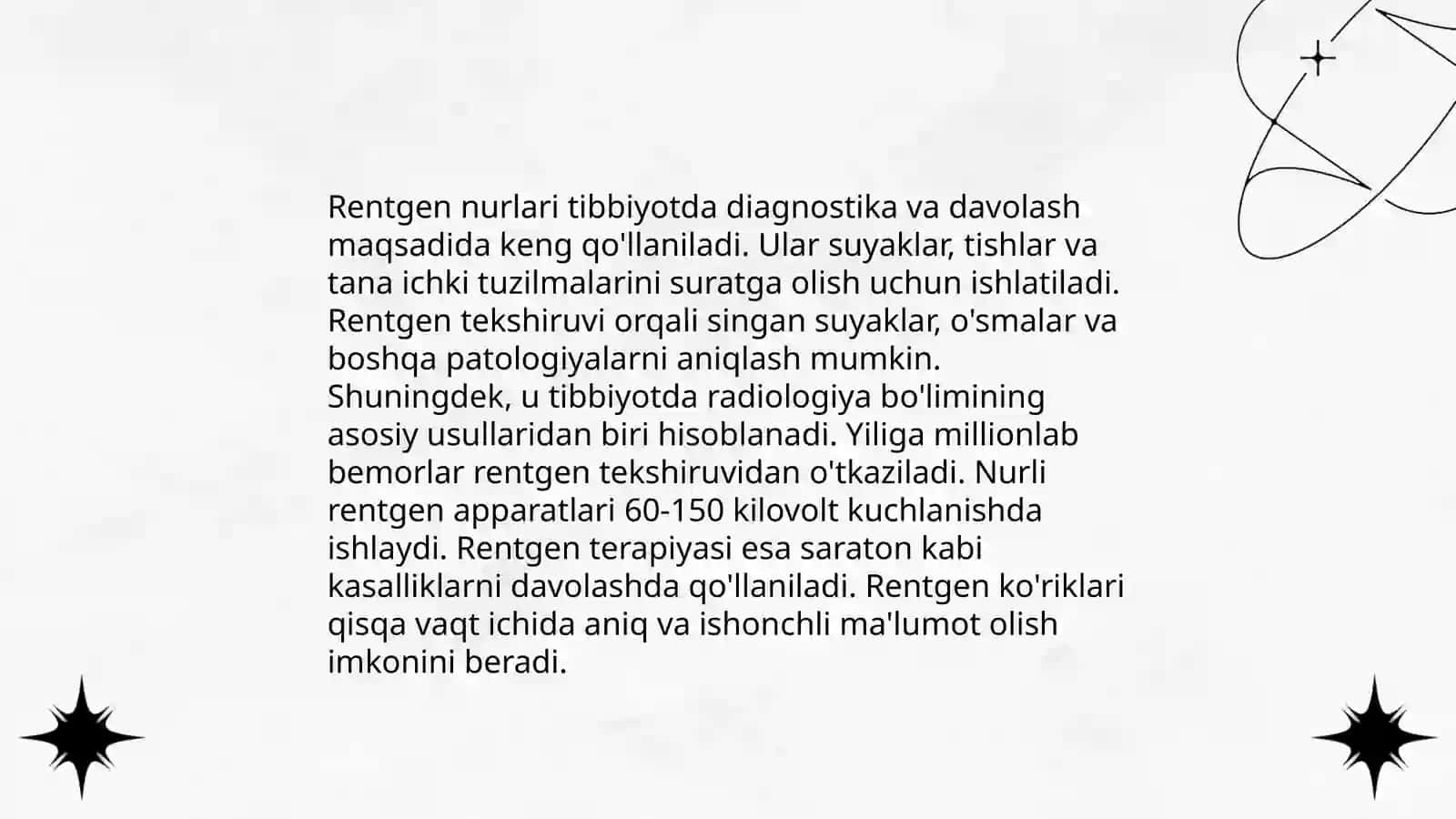 Rentgen nurlarini oʻrganish tarixi 4