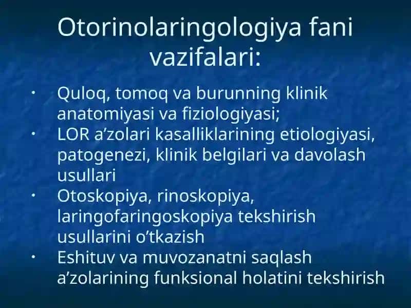 Otorinolaringologiya fani 4