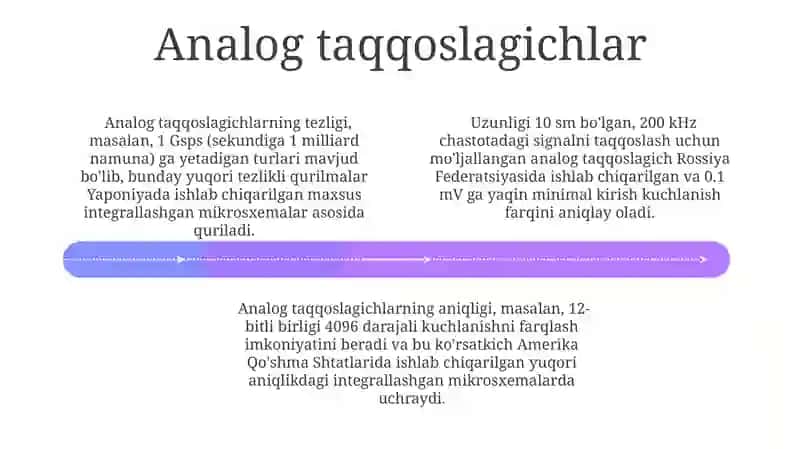 Taqqoslagichlarning turlari 4