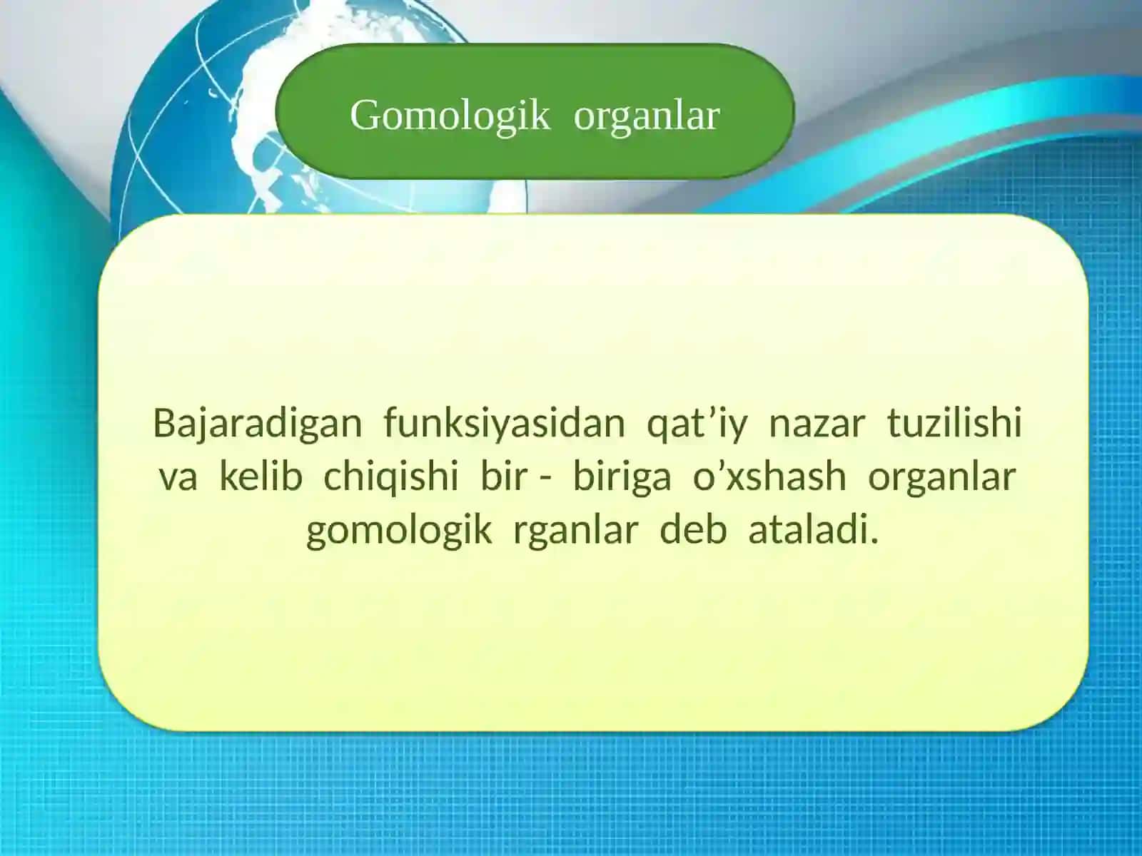 Evolutsiyani isbotlashda solishtirma anatomiya, paleontologiya fanlaridagi dalillari 4