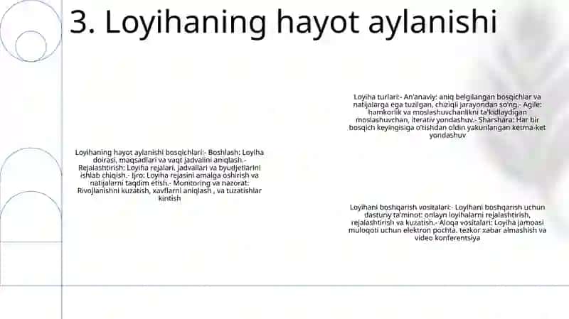 Loyha Va Uning Turlari 4