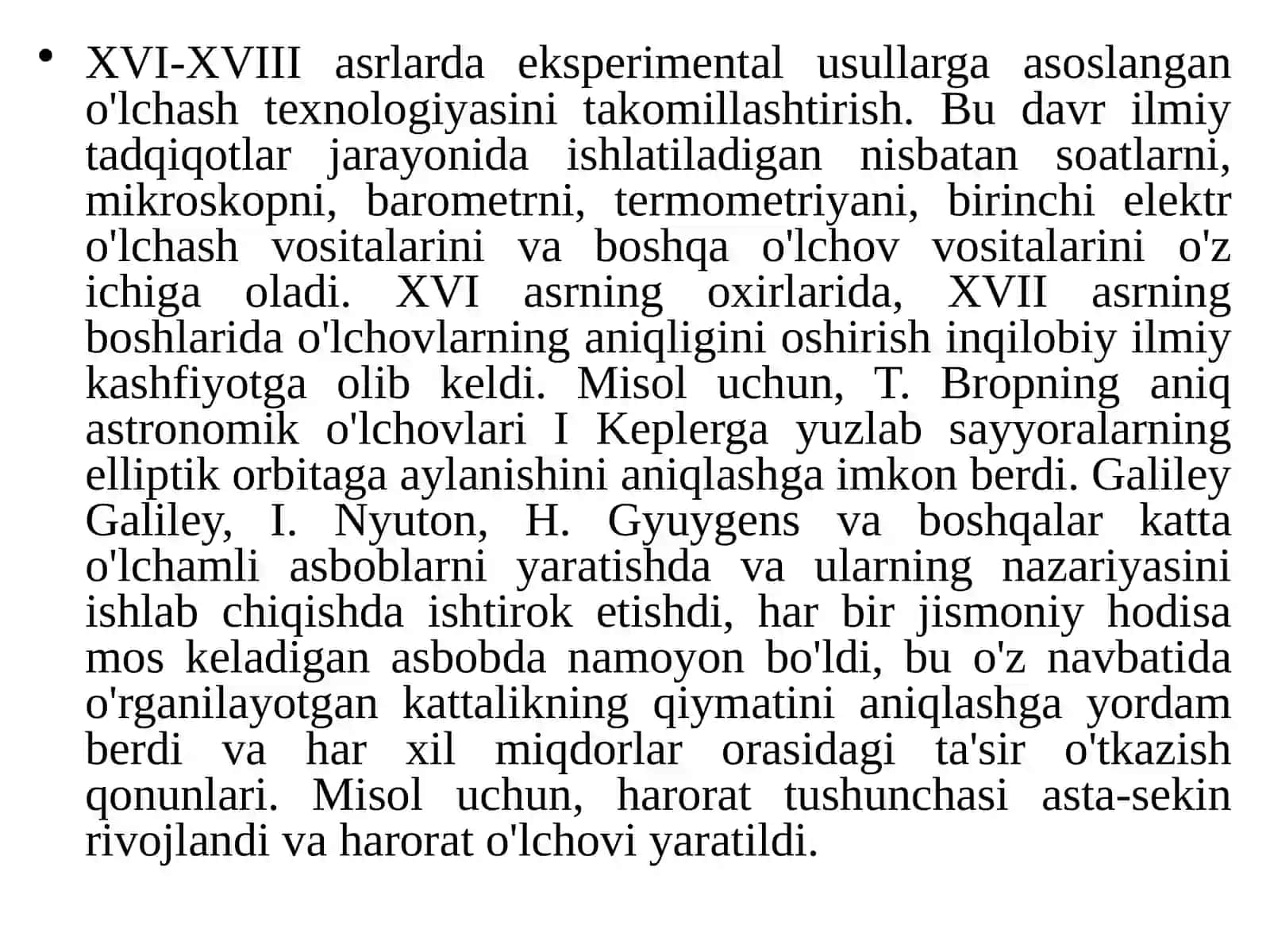 Metrologiya va standartlashtirish fanining rivojlanishi, maqsadi va vazifalari 4