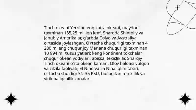 Dunyo okeani va uning qisimlari 4