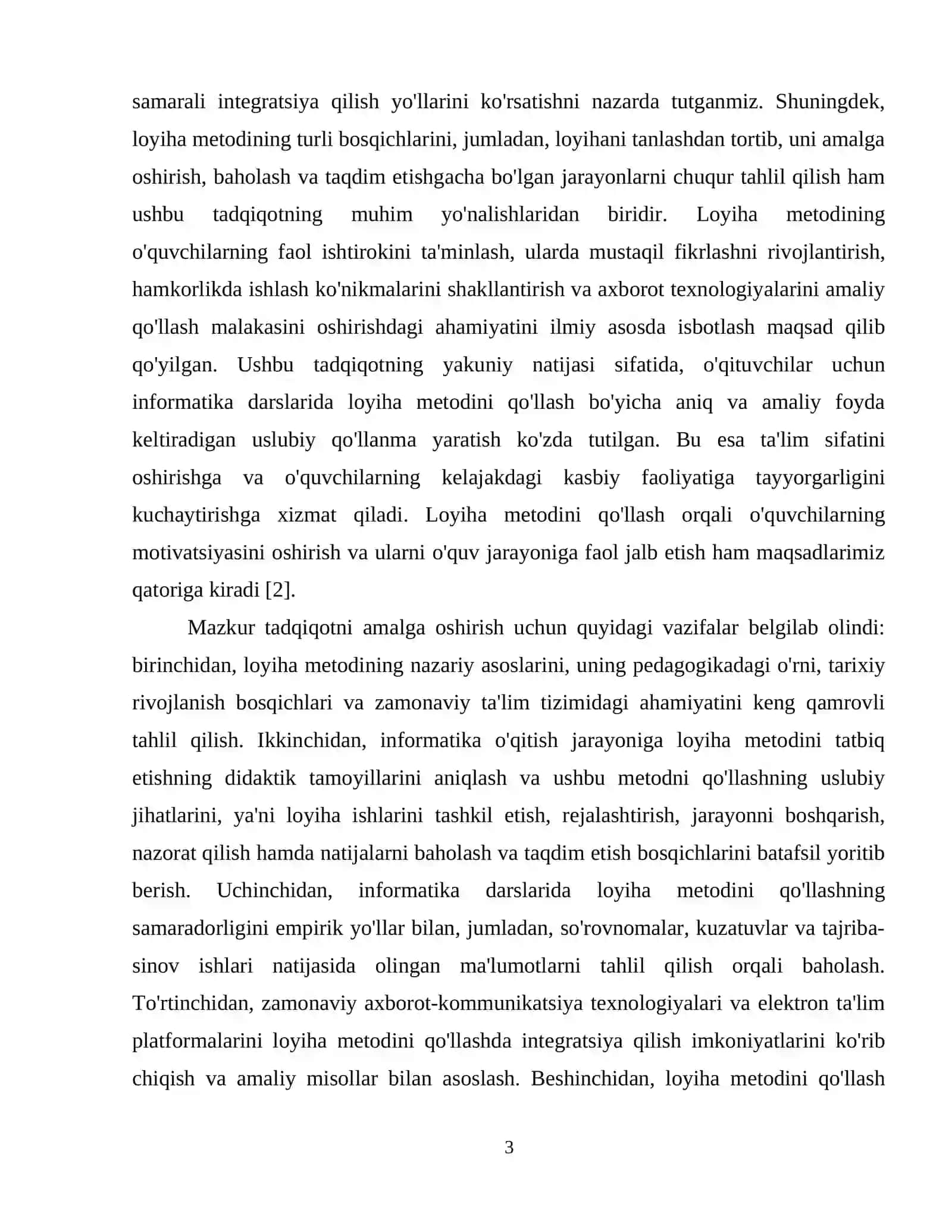 Informatika darslarida loyiha metodini qo'llash 4