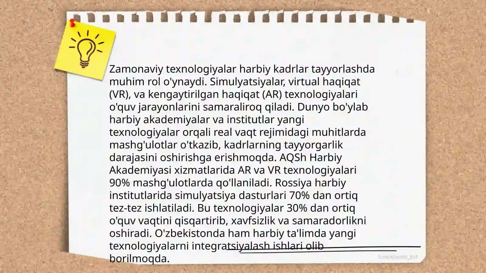 Harbiy ta'lim tizimini modernizatsiya qilishning zamonaviy yoʻnalishlari 4