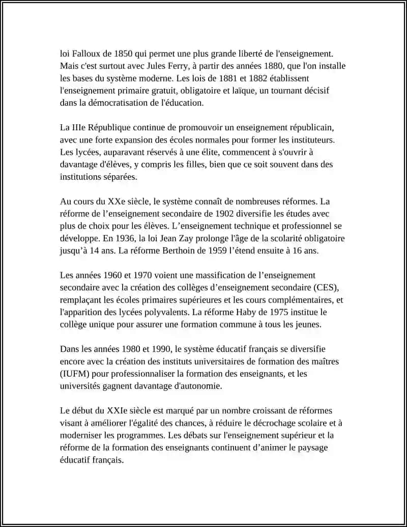 LA FRANCE ET LE SYSTEME ÉDUCATIF FRANÇAIS 4