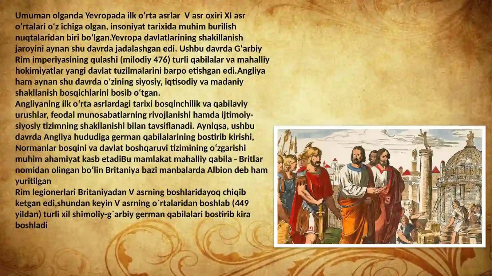 Ilkoʻrtaasrlarda Angliya va Germaniya 4