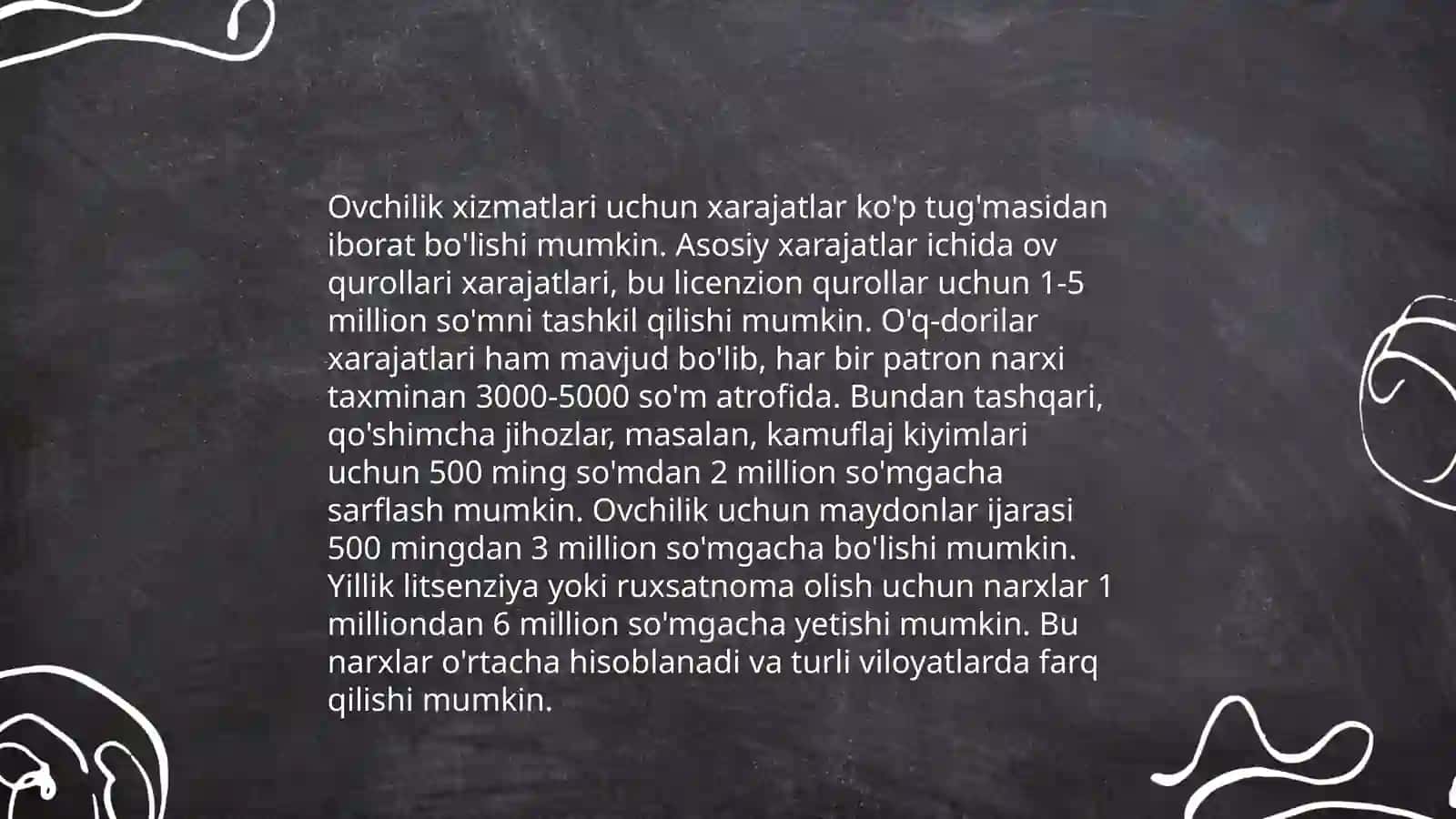 Ovchilik xoʻjaligini kirim chiqim turlari,foyda va zarari 4