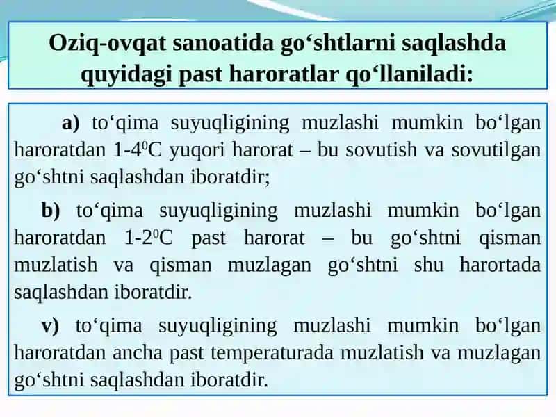 CHORVACHILIK MAHSULOTLARINING TEXNOKIMYOVIY NAZORATI 4