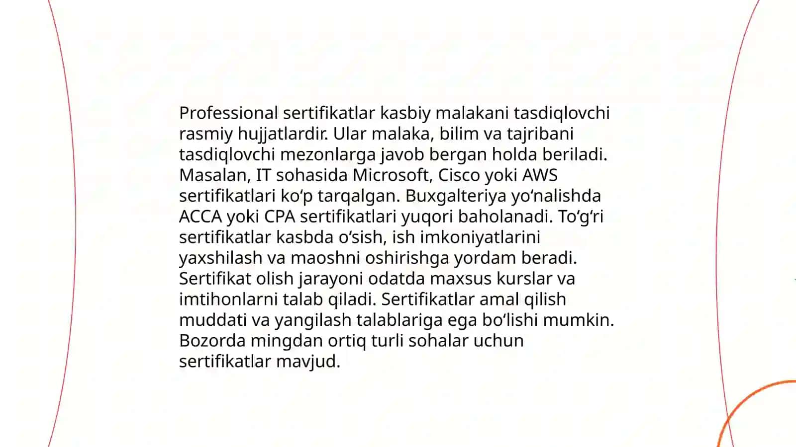 Auditorlik kasbiga qoʻyiladigan malakaviy talablar 4