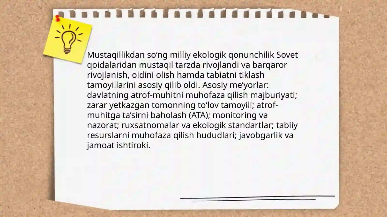 Atroh muhitni muhofaza qilishni huquqiy va tashkiliy asoslari 4
