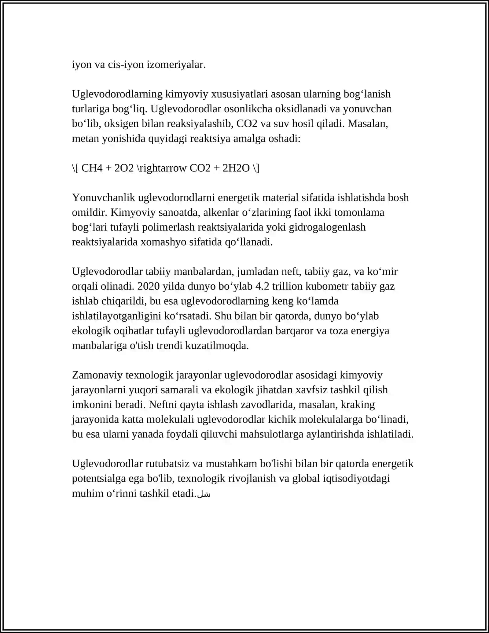 KARBONSUVLAR KIMYOSI VA ULARNING BIOLOGIK AHAMIYATI 4