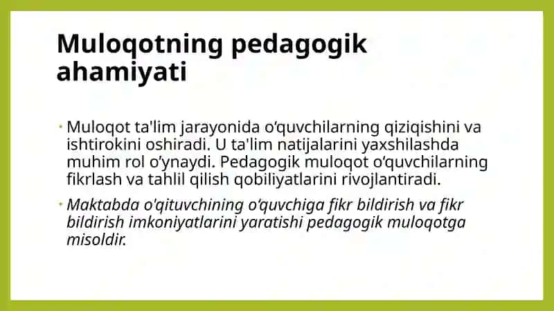Muloqotning konseptual asoslari 4