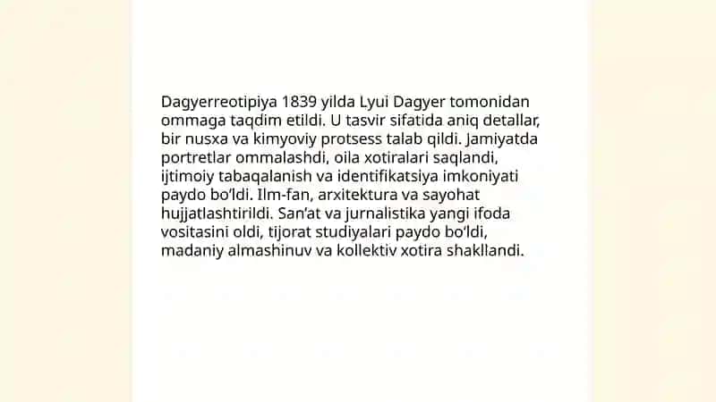 Fotografiya tarixi va janrlari 4