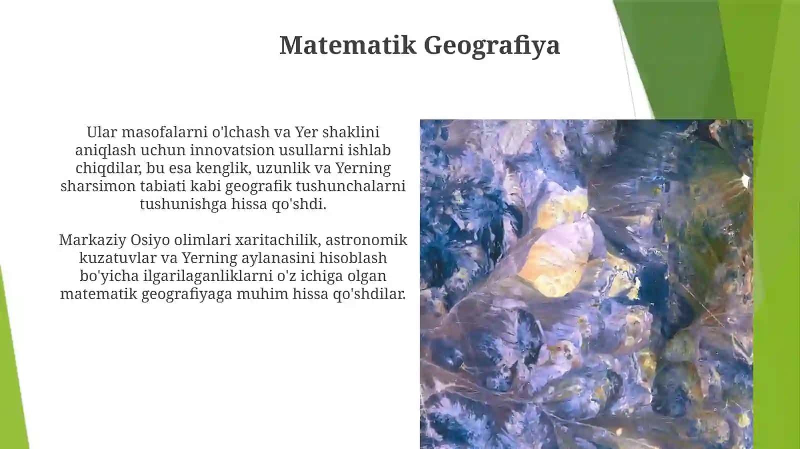 Õrta Osiyolik allomalarning geografiya fanini rivojlanishiga qo'shgan hissalari 4