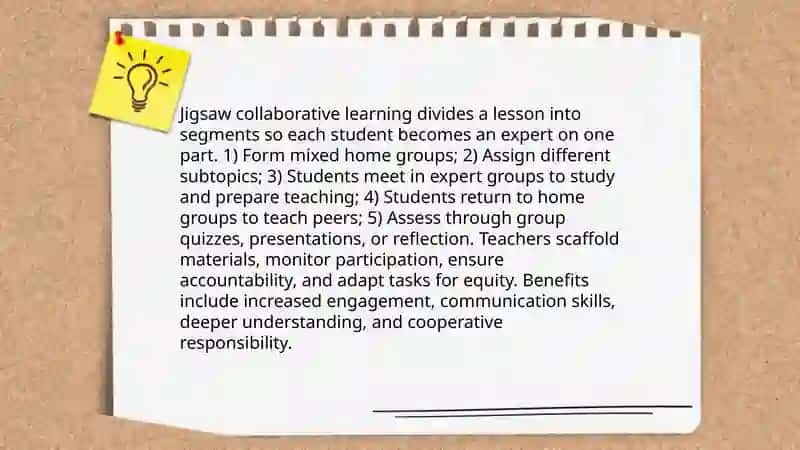 Classroom activities and techniques 4