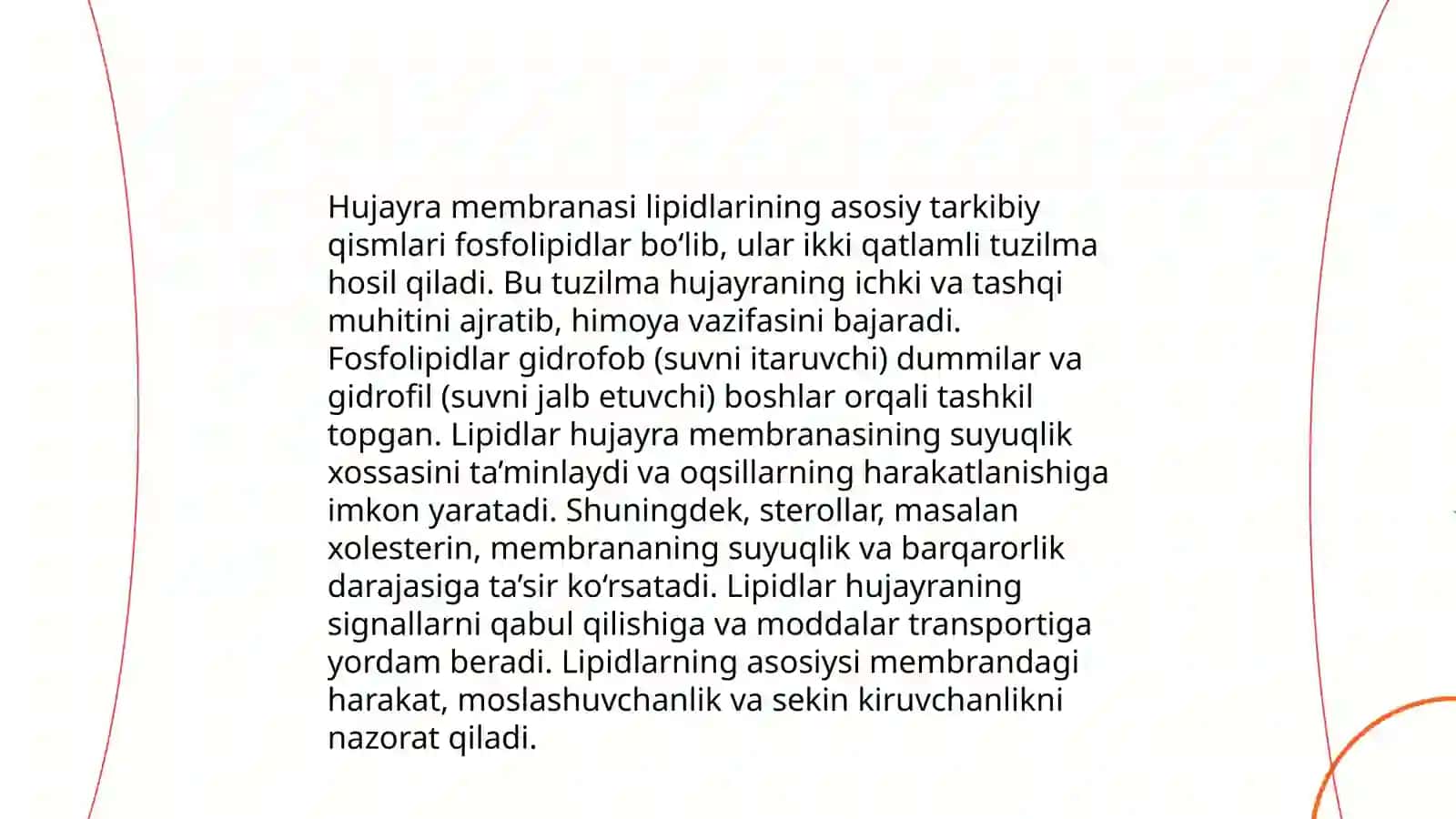 Hujayraning kimyoviy tarkibi 4