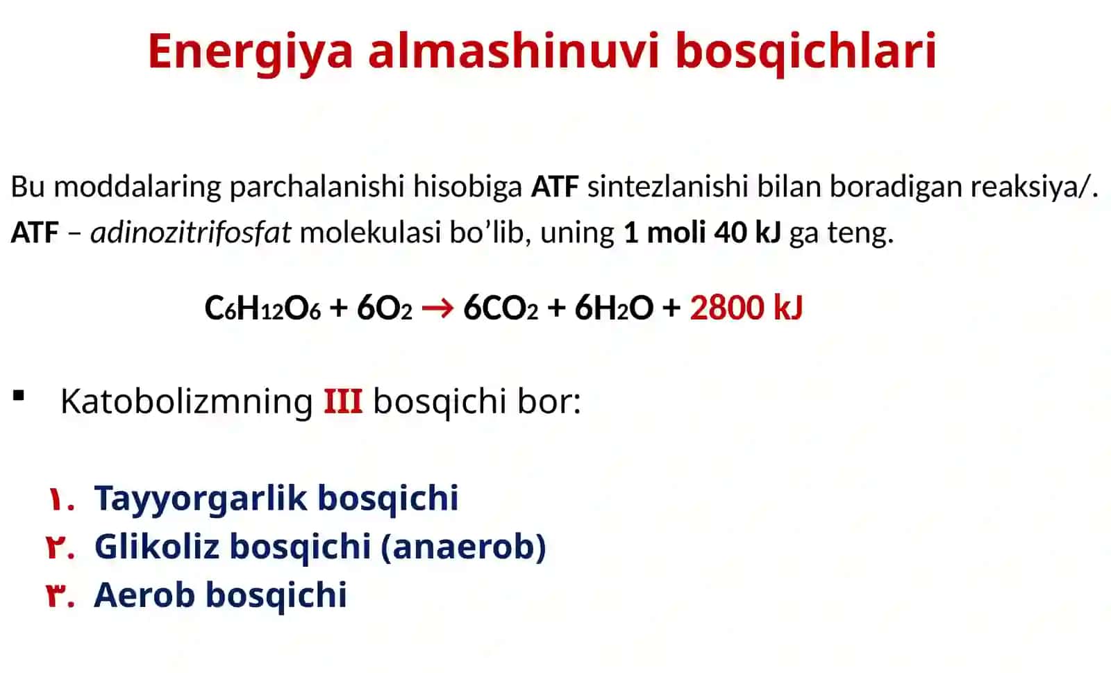 Moddalar va energiya almashinuvi 4