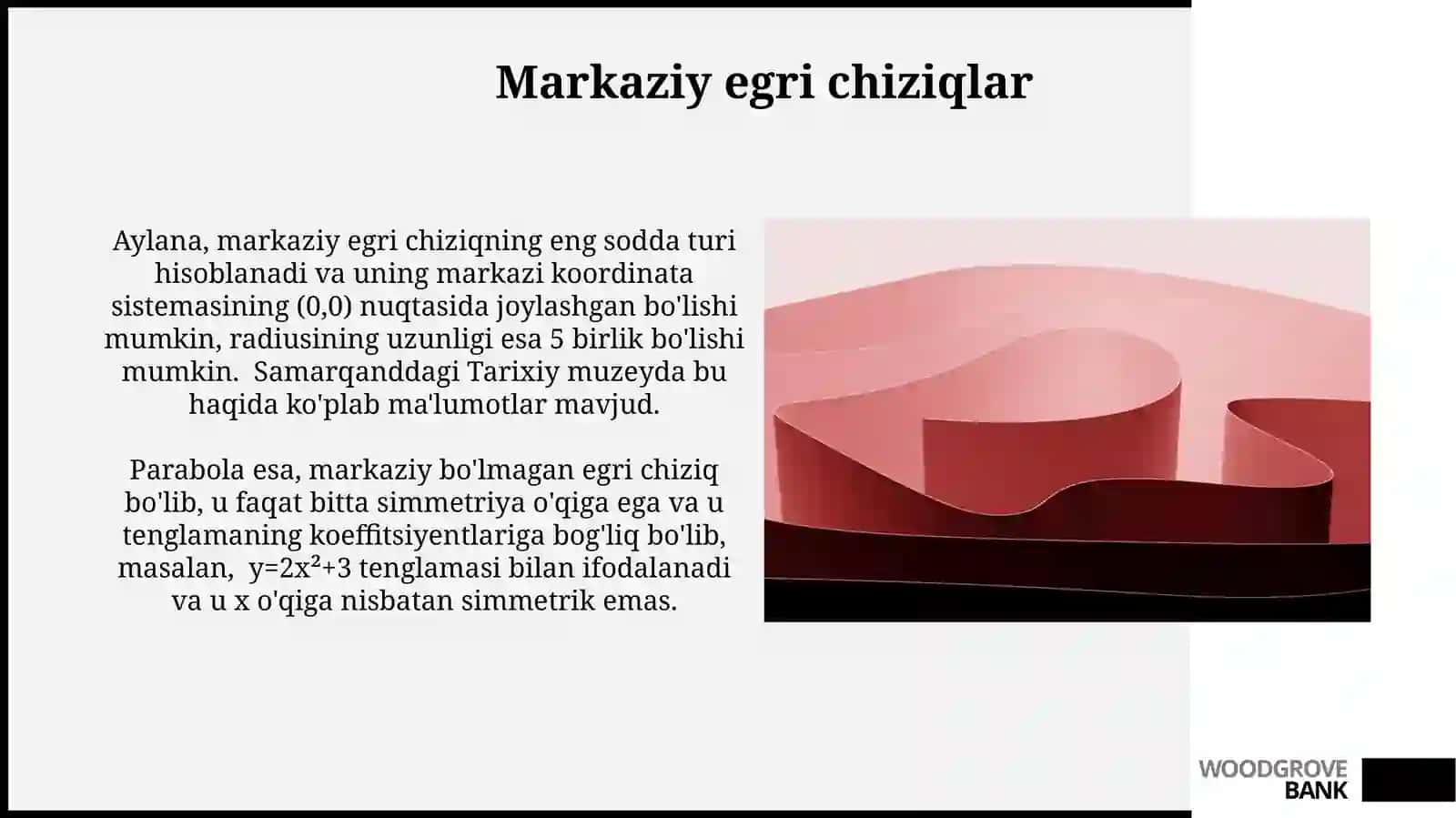 Ikkinchi tartibli chiziq markazi 4
