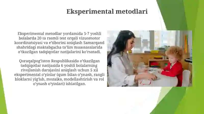 Maktabgacha va kichik maktab yoshidagi bolalarni pedagogik-psixologik tashxis qilish metodlari 4