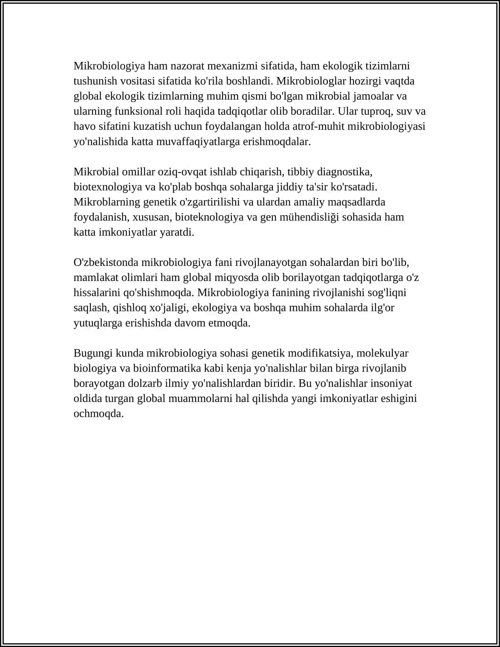 MIKROBIOLOGIYA FANNING MAQSAD VA VAZIFALARI 4
