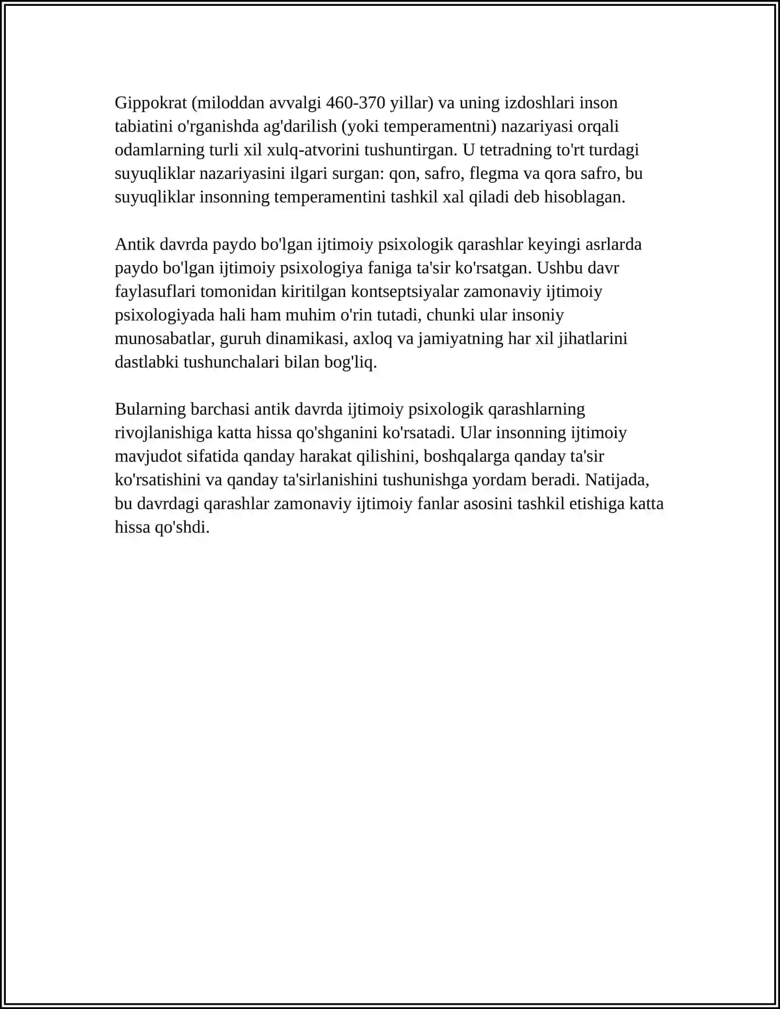 IJTIMOIY PSIXOLOGIK QARASHLARNING RIVOJLANISH TARIXI 4