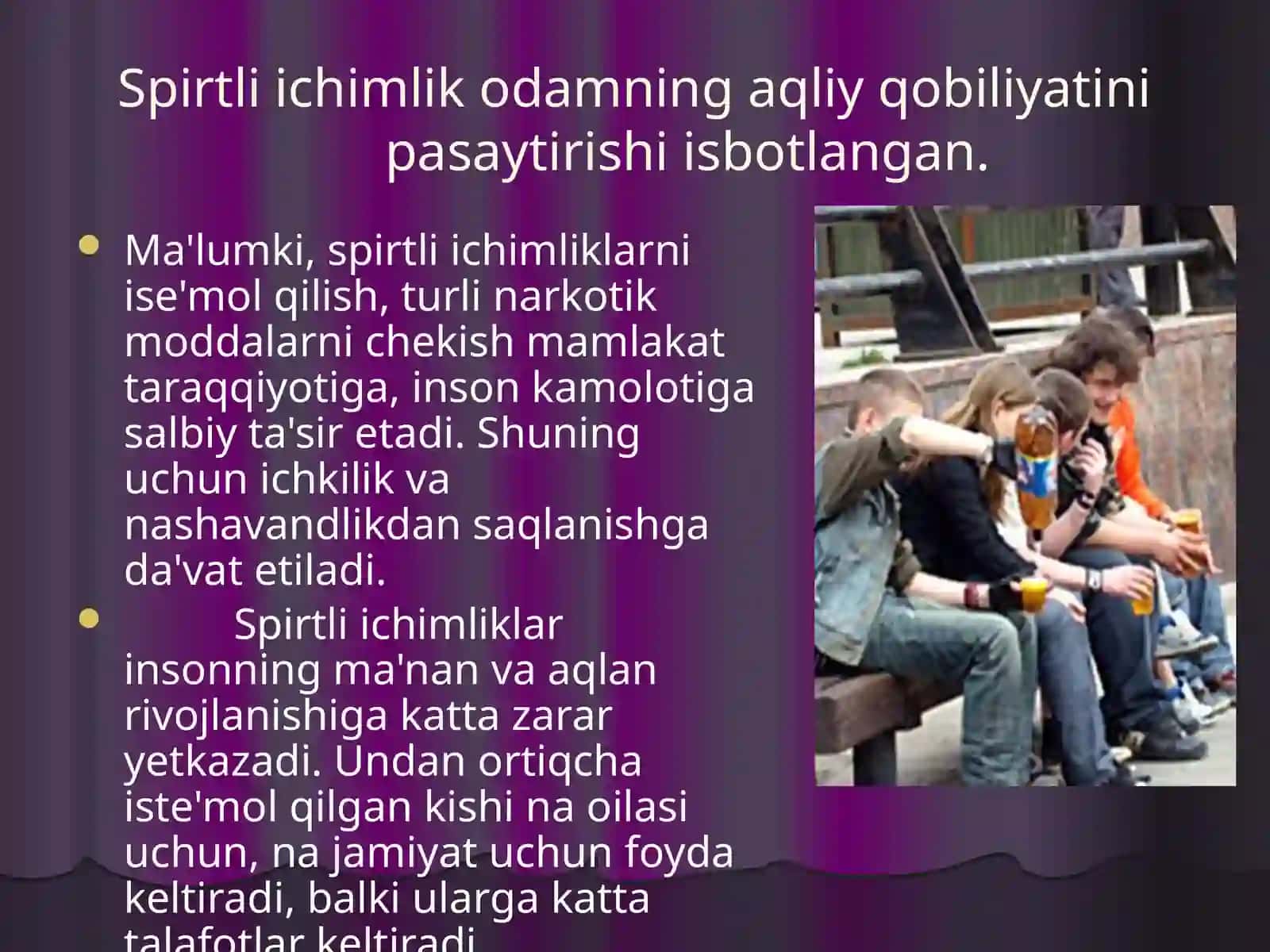 Spirtli ichimliklarni inson organizmiga ta'siri 4